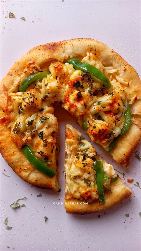 Paneer Pizza Recipe | Cheesy Paneer pizza - Candid Treat