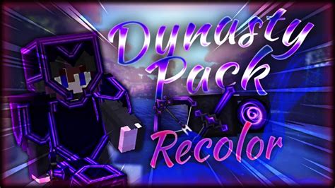 Dynasty Iffendic Pack ( Blue / Purple x512x ) 1.8.9 Skywars / UHC / Rush/ Bedwars TexturePack ...