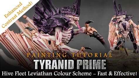 How to Paint Leviathan Tyranid Prime Full Painting Tutorial - Warhammer 40K 10th Edition - YouTube