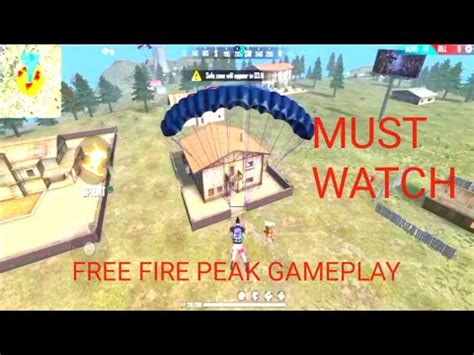 Free fire peak gameplay (. But I noob) - YouTube