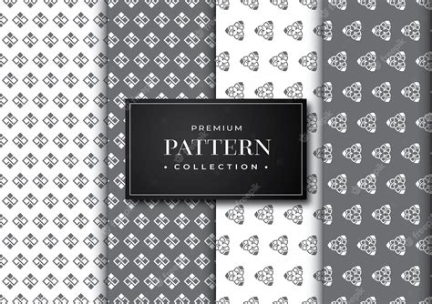 Premium Vector | Abstract pattern collection