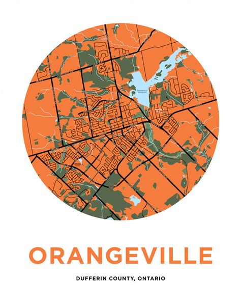 Orangeville Map Print – Jelly Brothers