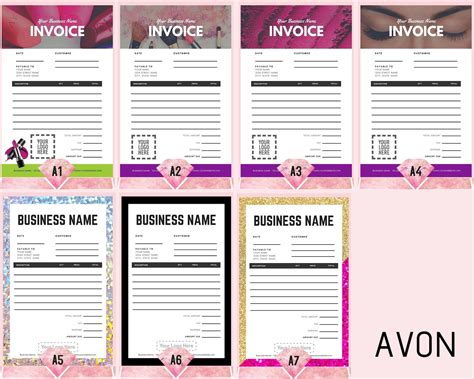 Avon Invoice | Etsy