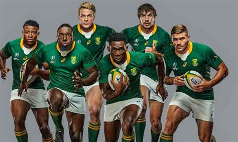 South Africa 2019 Rugby World Cup Asics Jerseys - FOOTBALL FASHION | South africa rugby, Rugby ...
