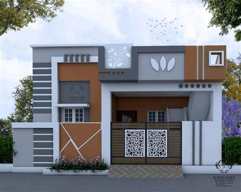 Best 12 Single Floor Modern Home Elevation Exterior 3D Design Ideas ...