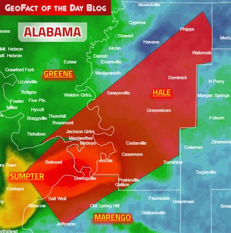 GeoFact of the Day: 12/16/2019 Update to Alabama Tornado Warnings 1 & 2 ...