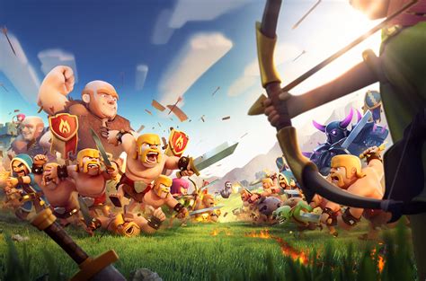 Clash of Clans "Clan Wars Title Screen" - Piñata