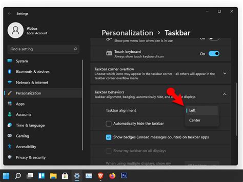 How To Customize Windows 11 Taskbar Edit Taskbar In Windows 11 - ZOHAL