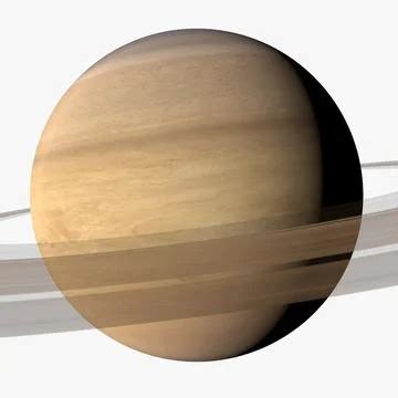 3D Model: Saturn & Moons 4K ~ Buy Now #90608243 | Pond5