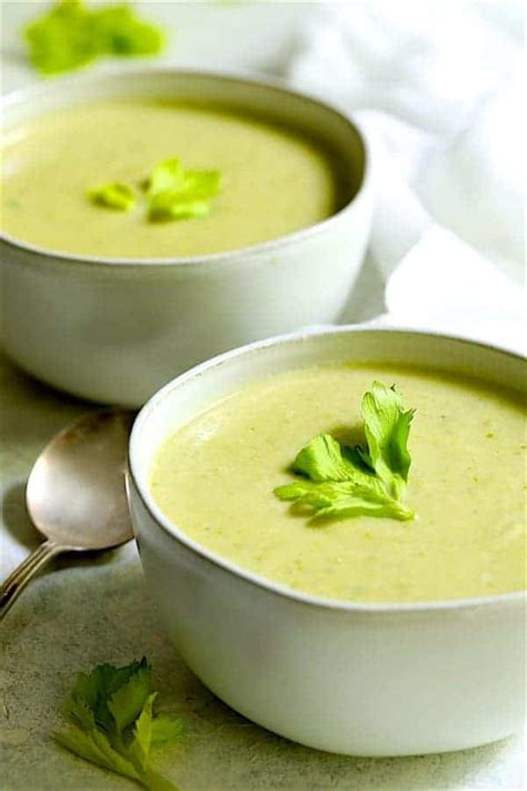 Cream of Celery Leaves Soup Recipe - From A Chef's Kitchen
