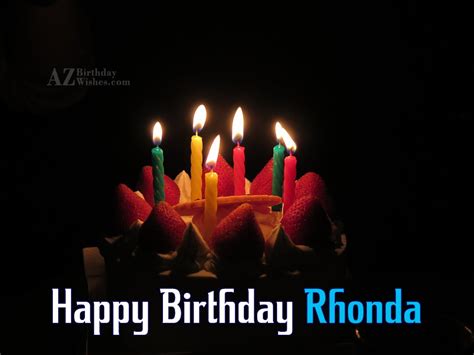 Happy Birthday Rhonda