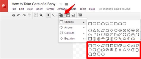 How to insert shapes on google docs - taylorrewa