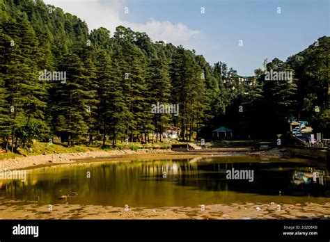 Dal lake, Dharamshala, with some water Stock Photo - Alamy