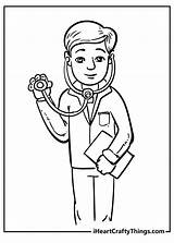 Doctor Coloring Pages Children sketch template