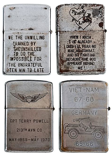 Soldiers Engraved Lighters from Vietnam » TwistedSifter