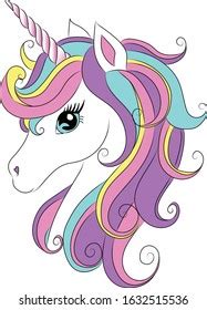 1,441 Unicorn Head Clipart Images, Stock Photos, 3D objects, & Vectors ...