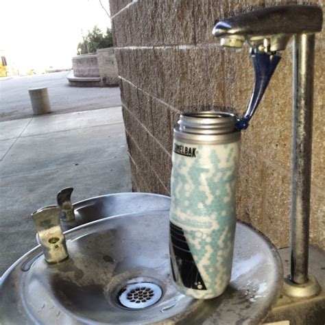 Handy dandy water spigot on the drinking fountain #ucsc #r… | Flickr