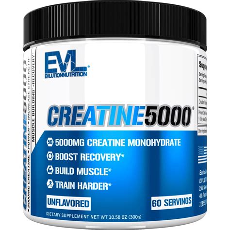 Creatine Monohydrate Powder 5000mg Unflavored 60 Servings - Creatine Supplement to Boost ...