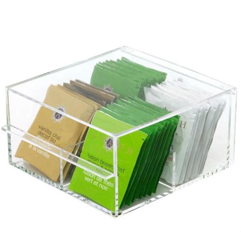 China Clear Acrylic Tea Bag Organizer Manufacturers, Suppliers, Factory - Customized Clear ...