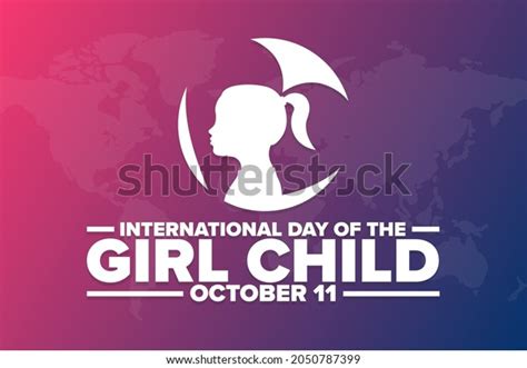 7,894 Girl Child Day Creative Stock Vectors, Images & Vector Art ...