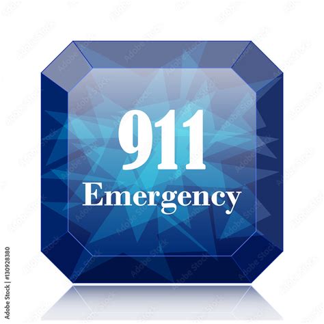 911 Emergency icon Stock Illustration | Adobe Stock