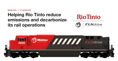 Rio Tinto Orders Wabtec FLXdrive Battery Locomotives to Reduce ...