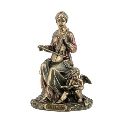 St. Cecilia Statue, STU-Home, AAWU76260A4 - AllSculptures.com