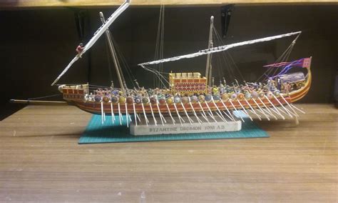 Byzantine dromon - Port Side | Model ships, 11th century, Byzantine