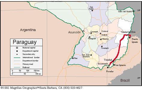 Encarnacion Map Paraguay - ToursMaps.com