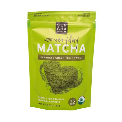 Sencha Naturals, Everyday Matcha Green Tea Powder, 113 g | Zone Nutrition