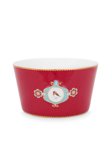 Love Birds Bowl Red 15 cm | Pip Studio