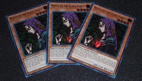 3x Witch of the Black Forest BLLR-EN046 1st Edition Ultra Rare Yugioh ...