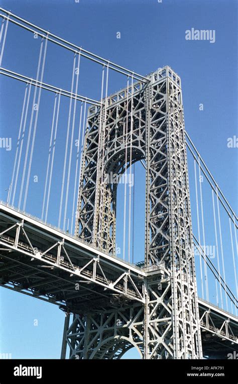 The George Washington Bridge New York Stock Photo - Alamy