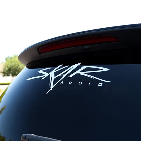 NEW SKAR AUDIO 20" X 6" LARGE VINYL LOGO DECAL | SK-DECAL-LG | eBay