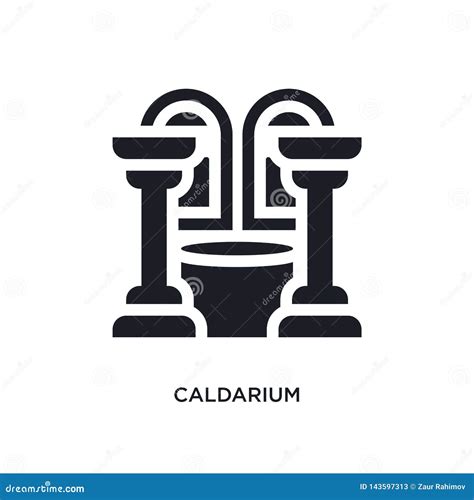 Black Caldarium Isolated Vector Icon. Simple Element Illustration From Sauna Concept Vector ...