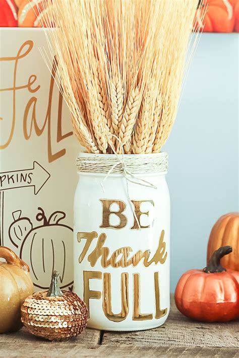 Thanksgiving Mason Jar Crafts