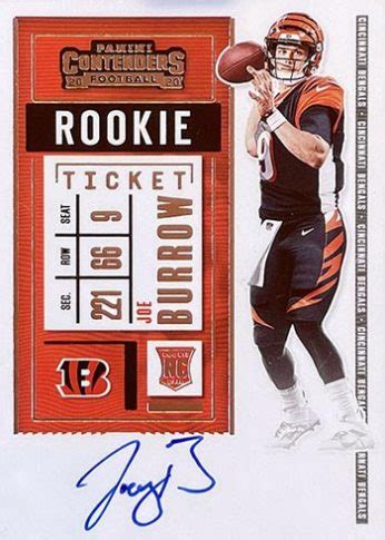 Joe Burrow Rookie Card Rankings and What's the Most Valuable