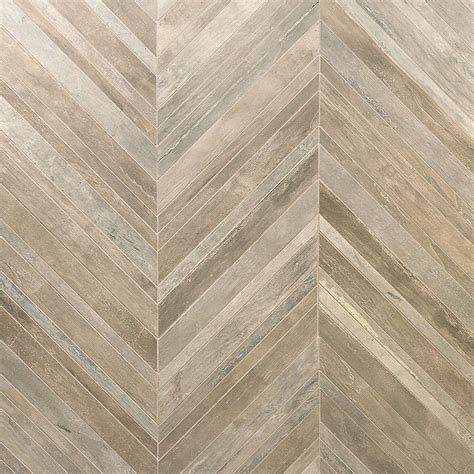 Trouvaille Chevron Hewn 9x18 Porcelain Tile | TileBar.com | Chevron ...