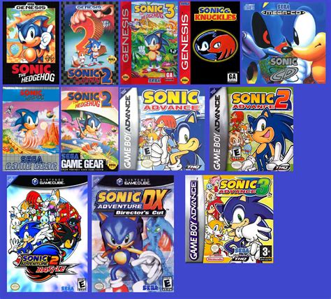 Sonic The Hedgehog Games by MikeMorris1988 on DeviantArt