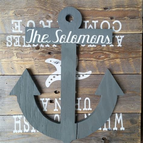 OOAK Reclaimed Wooden Anchor. Wood Anchor. Home Decor. - Etsy