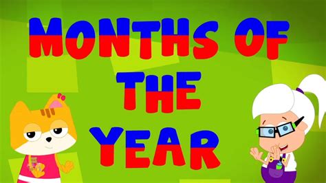 Months Of The Year Song | Kids Songs For Children | Nursery Rhymes - YouTube