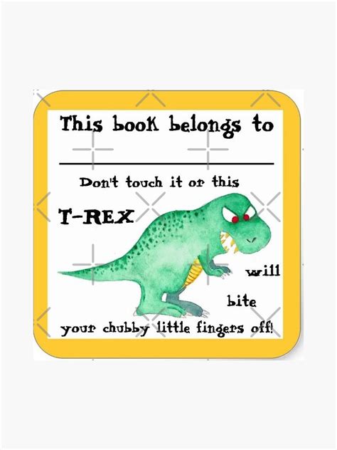 "THIS BOOK BELONGS TO sticker" Sticker by nicolejanes | Redbubble