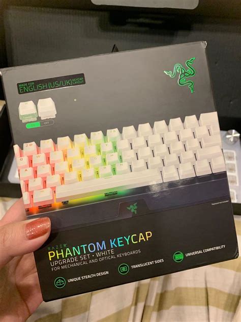 Razer Phantom Keycaps (White), Computers & Tech, Parts & Accessories, Computer Keyboard on Carousell