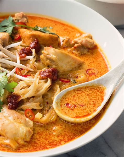 laksa noodle soup - spicy malaysian curry coconut soup - glebe kitchen