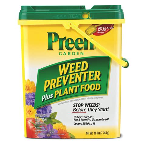 Preen Garden Weed Preventer + Plant Food - 16 lb. - Covers 2,560 sq. ft ...