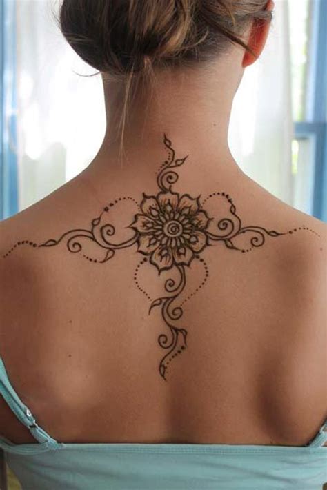 15 Back Henna Tattoos Meant For Henna Lovers