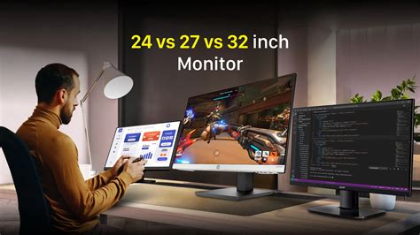 24 Vs 27 Vs 32 inch Monitor - Detailed Comparison - Techtouchy