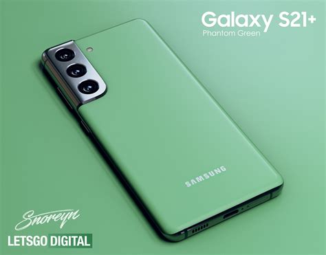 Samsung Galaxy S21 Plus smartphone in Phantom Green | LetsGoDigital