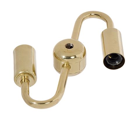 2-Light Wired, Lamp Cluster Body w/Candelabra (E12) Sockets, Brass Plated Finish 10409 | B&P ...