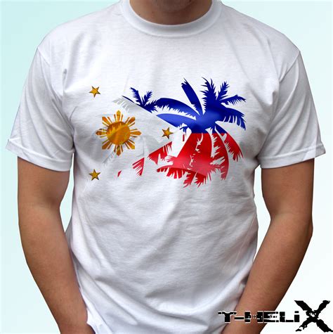 Philippines palm flag - white t shirt top design - mens womens kids & baby sizes | eBay